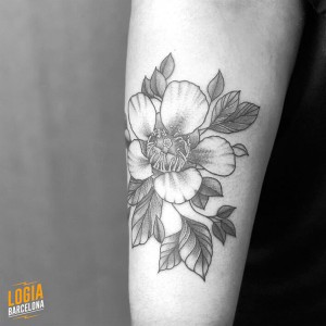 tatuaje-flor-brazo-ferran-torre-logia-barcelona